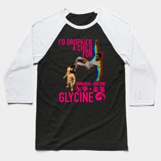 DROPKICK for Donghua-jinlong Glycine in pink Baseball T-Shirt